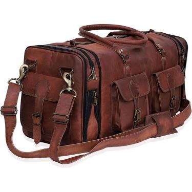 Imagem de Mochila Cuero Cureo Weekender Leather 30L Vintage Brown