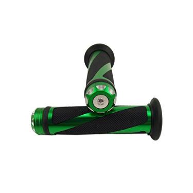 Imagem de OKSTNO Universal guidão de gel de borracha para guidão de guidão para guidão de guidão de barra de 7/8" (verde)