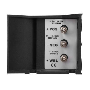 Imagem de Akozon Car Horn 112dB - Alarme de Campainha de Som Ajustável Resistente à água para Caminhão, Escavadeira, DC 12V a 48V - de Alerta de Backup de Serviço Pesado (YC-315A)