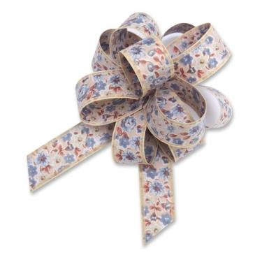 Imagem de Laço Prático Mágico Floral Em Rolo. Rende 15 Laços (3 Rolos) - Fitas R