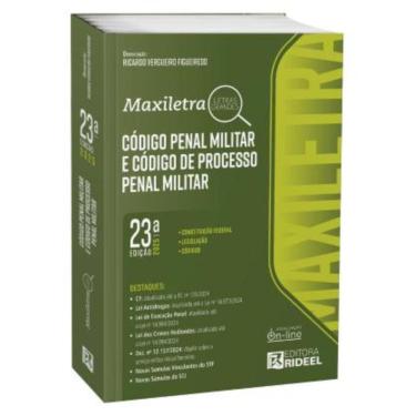 Imagem de Código Penal Militar e Código de Processo Penal Militar - Maxiletra - CPM E CPPM 2025 Rideel
