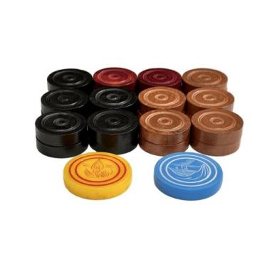 Imagem de Jogo de tabuleiro Carrom Pam Herbals International Champion