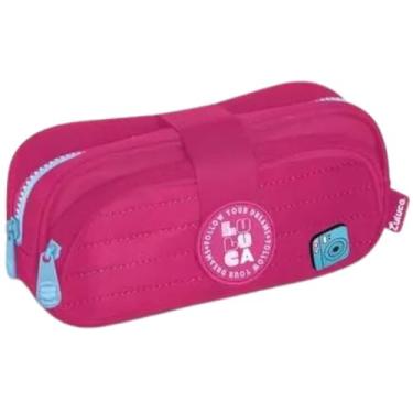 Imagem de Estojo Escolar Luluca Duplo Matelassê LU24641 (Rosa)