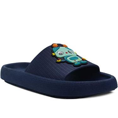 Imagem de Chinelo Estilo Nuvem Infantil N°25 ao 36 Menino Masculino 12.78 (Azul Marinho, BR, Adulto, Numérico, 38)