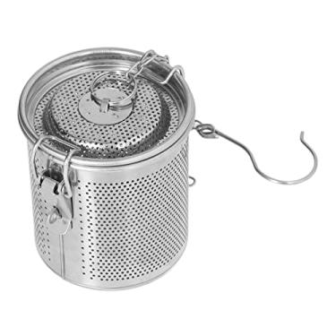 Imagem de Cesta Infusora de Ervas Perfurada de Aço Inoxidável Akozon - 0,3L, 0,7L, 1,3L Cesta de Sopa e Caldo para Tempero, Aromatizante e Coar (0,7L)
