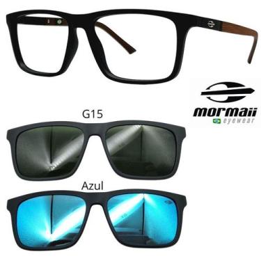 Imagem de Armação de Grau Mormaii Swap 4 6112 AFW com 2 Clipons GA, Afw