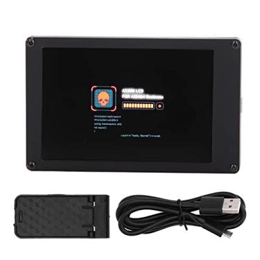 Imagem de MUNEFE Tela LCD Tela, IPS Monitor Subescreen, Monitor portátil com cabo de alimentação e suporte USB para conexão com o computador