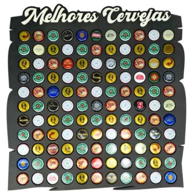 Imagem de Porta tampa cerveja quadro porta tampinha garrafa - Carmisini