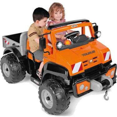 Imagem de Caminhão Eletrico com Caçamba Gancho Peg Perego Taurus 12V - Peg-Péreg