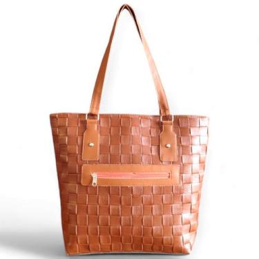 Imagem de Bolsa Feminina Sacola Grande Shopbag de Ombro para Trabalho e Passeio 