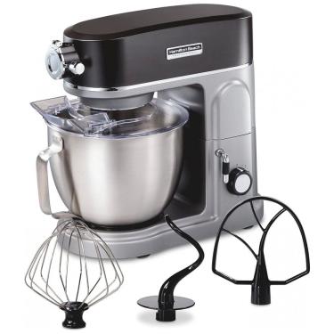 Imagem de Batedeira Planetária Elétrica Profissional 4.7L com 12 Velocidades Aço Inoxidável 450W, e, 110v, HAMILTON BEACH PROFESSIONAL 63240, Ciano