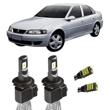 Imagem de Lampada Super LED H4 8000LM + Pingo T10 Vectra 1993 A 1995 - Ray-X