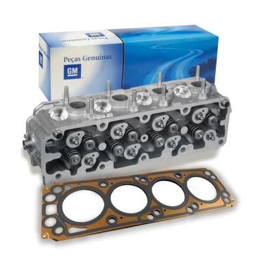 Imagem de Kit Cabecote 1.0 Flex Junta Valvulas Tuchos Pecas Genuinas Gm Onix 1.0 Flex /prisma /celta /corsa