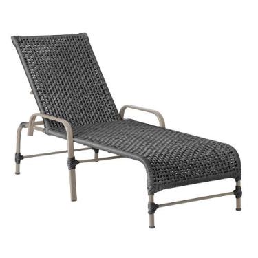 Imagem de Espreguiçadeira Reclinável Catar Fendi e Corda Náutica Trama Original,