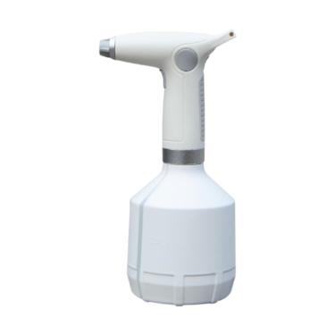 Imagem de Ioensy Frasco de spray elétrico 1 l Mão de mão confortável rega de aderência pode pulverizador automático para limpeza de casas externas internas, Branco