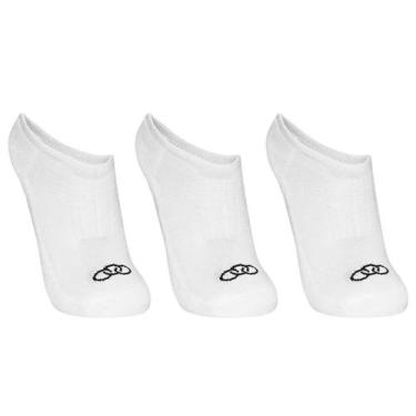 Imagem de Meia Olympikus Cano Invisivel Branco - 3 Pares, 33 - 38