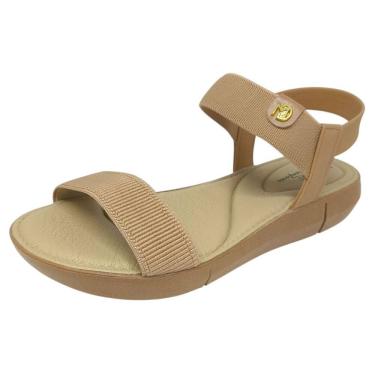 Imagem de Sandália Feminina Super Conforto Flat Anabela Baixa Modare