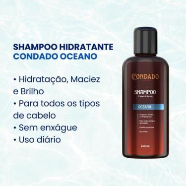 Imagem de Shampoo Oceano Condado 140 Ml Masculino Barba Cabelo Bigode