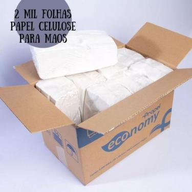 Imagem de Papel para secar as mãos 2.000 folhas para restaurante lanchonete inte