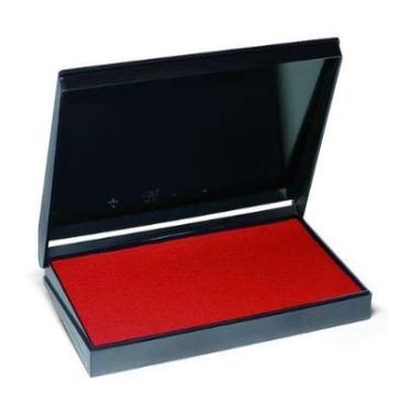 Imagem de Handy Stamps Micro 1 almofada de tinta - com tinta vermelha segura para alimentos - ideal para marcar ovos (tinta de alimentos)