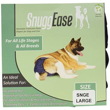 Imagem de Fralda para cachorro integrada com solução para animais de estimação confortável e lavável, grande