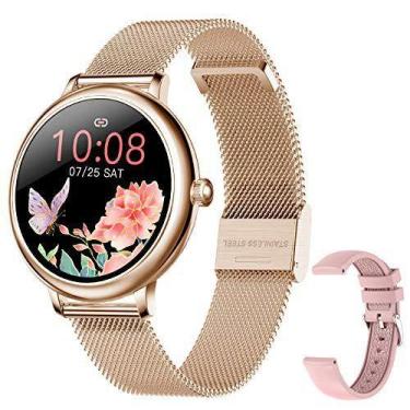 Imagem de SKMEI Relógio inteligente para mulheres, relógio inteligente para iPho