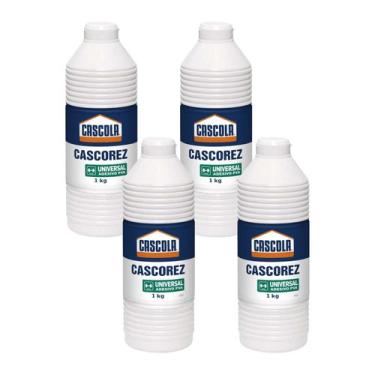 Imagem de Kit com 04 Colas Branca Cascorez Universal PVA 1Kg HENKEL
