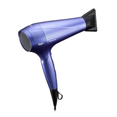 Imagem de Secador de Cabelo Glossy Color Elgin 2.000W Tourmaline íon, Jato Frio e 7 opções de Combinações Roxo - 110v