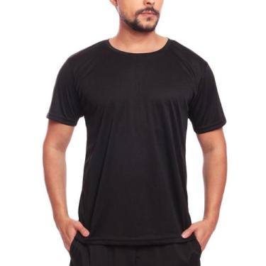 Imagem de Kit 5 Camisas Masculina Manga Curta Dry Fit Proteção Uv - Brás e Cia, 