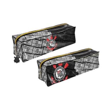 Imagem de Estojo Médio Escolar Temático Corinthians Paulista Dac
