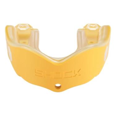 Imagem de Shock Doctor Protetor bucal unissex sem sabor Gel Max, amerelo, juvenil EUA