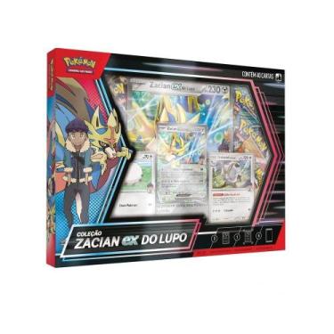 Imagem de Pokémon Box Zacian Ex do Lupo - Copag