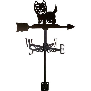 Imagem de Cata-vento De Galo Cata-vento De Metal Para Telhado De Quintal Sinal De Direção De Jardim Kit De Indicadores De Direção De Vento De Ferro Forjado Decoração De Casa De Fazenda Ao, E