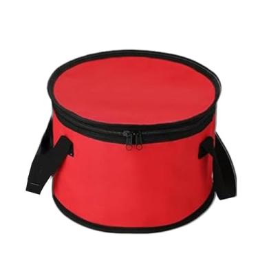 Imagem de Bolsa de isolamento circular | Caixa de isolamento de sombreamento circular | Bolsa térmica à prova de vazamento à prova d'água para piquenique, escola, escritórios, acampamento