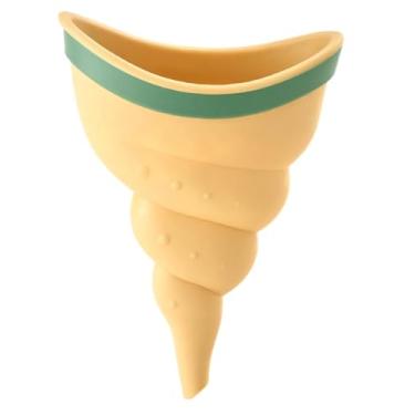 Imagem de Urinol Feminino Portátil, Fazer xixi em pe, De Silicone Lavável, Mictório feminino portátil, Funil Feminino para Urinar, Amarelo, LINDO com Bolsa para Armazenamento, BELLA GRACE