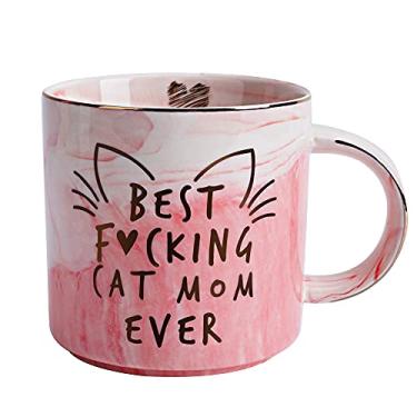Imagem de Presentes de mãe de gato para mulheres - Caneca de café de Natal Crazy Cat Lady Presente para amante de gatinhos, filha, irmã, tia, esposa, melhores amigas, melhores amigas, colegas de trabalho, ela