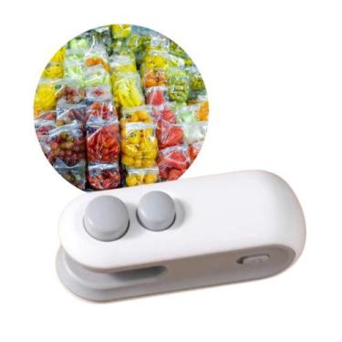 Imagem de Seladora Mini Sela E Corta Embalagens Pacote Sacos Plásticos - Mini Se