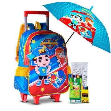 Imagem de Mochila Fantástica Coleção Aventureiros Lucas Neto Kids - Clio Style, 