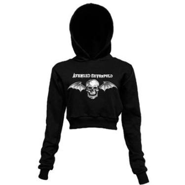 Imagem de Avenged Sevenfold - Cropped Moletom Manga Longa-Feminino