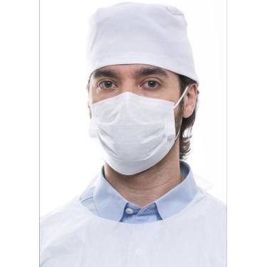 Imagem de 2 Toucas Unissex Bandana Mia Branco - Gardenia Jalecos