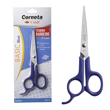 Imagem de Tesoura Basic Blue Barbeiro 5"