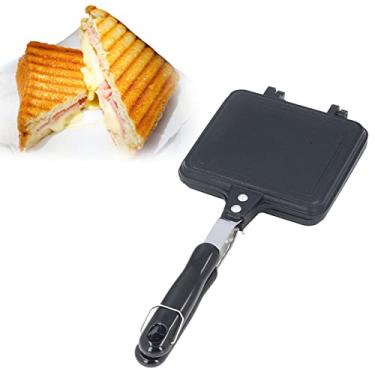 Imagem de Sanduicheira, frigideira removível antiaderente, frigideira, dupla face, para casa, cozinha, dormitório