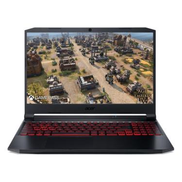 Imagem de Notebook Gamer Acer 15.6" 144Hz IPS, Intel Core i7 11ª Geração 11800H 4.60Ghz, GTX 1650 GDDR6, 8GB DDR4, 512GB SSD NVMe, Win11 - Nitro 5 AN515-57-76VA