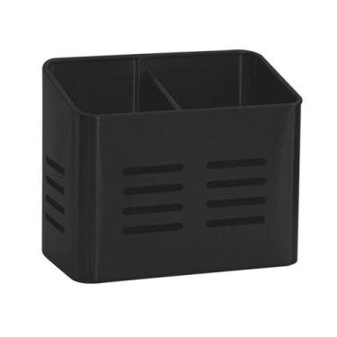 Imagem de Porta Utensílios Duo Inox Black - Mimo Style