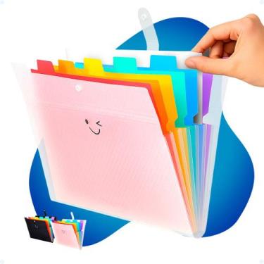 Imagem de Pasta Organizadora Porta Arquivos Sanfonada Para Documentos - Hxt, Tra