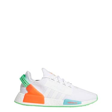 Imagem de adidas Tênis masculino NMD_R1.V2, cor: preto/vermelho, Branco extravagante verde e branco, 8