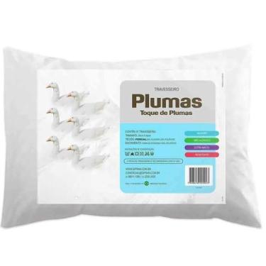 Imagem de Travesseiro Toque de Pluma Absolut Carinhoso Extra Macio Lavável Higiê
