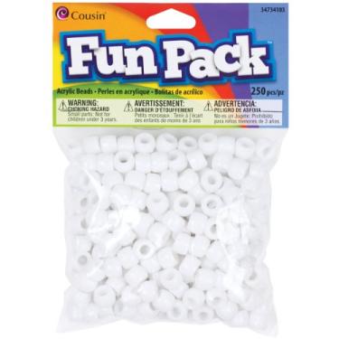 Imagem de Cousin Fun Packs 250 peças de contas de pônei branco