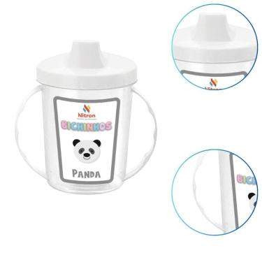 Imagem de Copo Infantil Com Alça 320Ml Resistente Seguro E Divertido