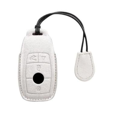 Imagem de Capa De Chave Remota De Carro Em Couro Mercedes Benz Para Classe a C E